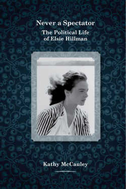 Never a Spectator - Elsie Hillman Civic Forum
