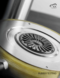 RubbeR TesTing - TA Instruments