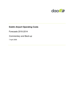2014 Operating costs: Commentary