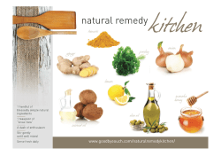 natural remedy kitchen