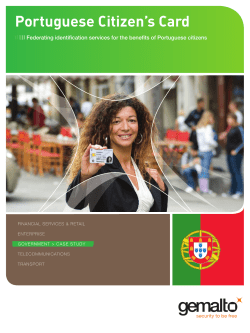 Portuguese Citizen`s Card