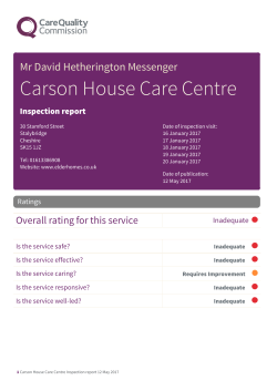 Carson House Care Centre