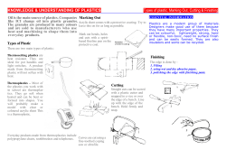 Understanding Plastics - Castlehead High School