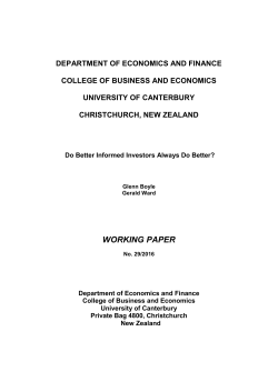 Do Better Informed Investors Always Do Better?