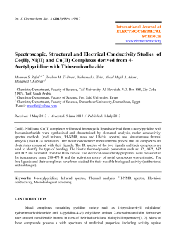 Ni(II) and Cu(II) - International Journal of Electrochemical Science