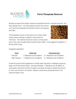 Ferric Phosphate Remover