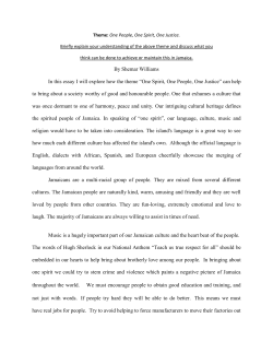 One People, One Spirit, One Justice.