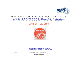 HAM RADIO 2009, Friedrichshafen - North Shore Amateur Radio Club