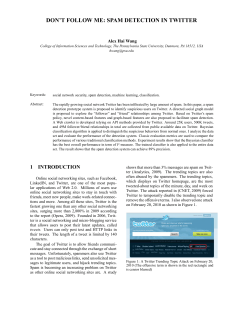 don`t follow me: spam detection in twitter