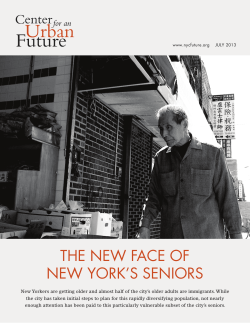 The New Face of New York`s Seniors
