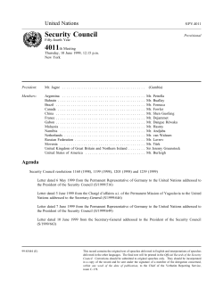 Security Council Fifty-fourth Year 4011th [...] - ICC