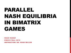 Parallel Nash Equilibria in Bimatrix Games