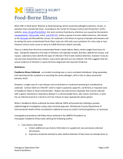 Food-Borne Illness - University Of Michigan