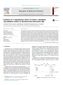 Synthesis of a C-phosphonate mimic of maltose-1