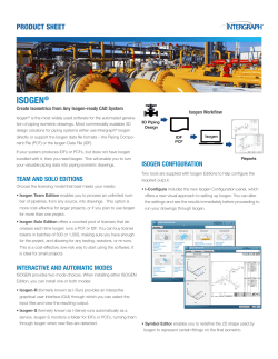 isogen - Intergraph Corporation