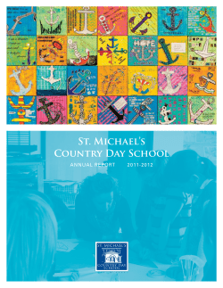 financials 2011 - 12 - St. Michael`s Country Day School