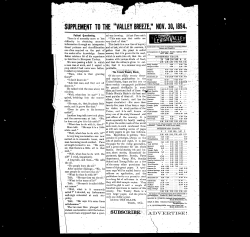 r ` SUPPLEMENT TO THE &ldquo;VALLEY BREEZE &rdquo; NOV. 30,1894.