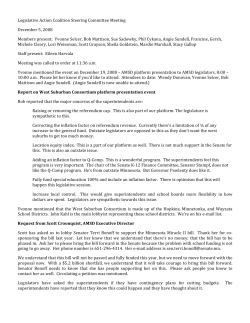 Legislative Action Coalition Steering Committee