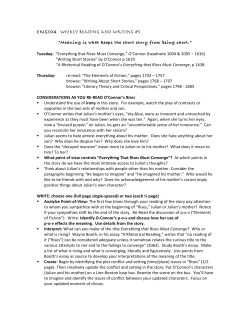 ENG104 Weekly Reading and Writing #5