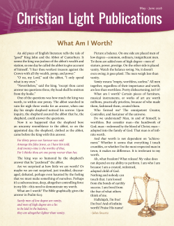 May-June 2016 - Christian Light Publications
