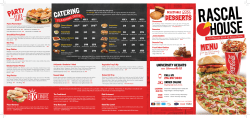PDF MENU - Rascal House