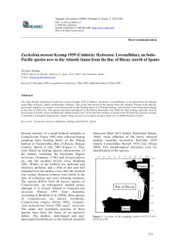article - Aquatic Invasions
