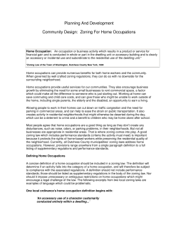 Planning and Development:Community Design: Planning for Home