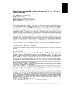 Fusion-based Volcanic Earthquake Detection and Timing in