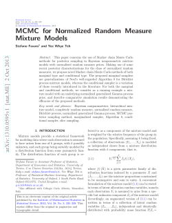 MCMC for Normalized Random Measure Mixture Models