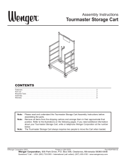 024F960-2 TourmasterRiserCart Assembly Instr.qxd