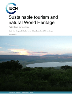 Sustainable tourism and natural World Heritage