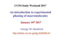 An introduction to experimental phasing of macromolecules