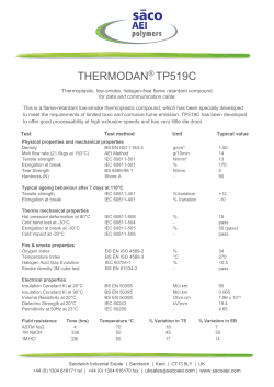 thermodan&reg; tp519c - SACO AEI Polymers