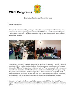 20:1 Programs - Binghamton University