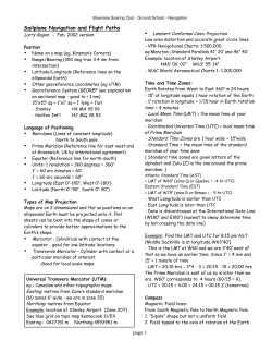 Glider Navigation - Larry Bogan`s Website