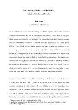 rich trades, scarce capabilities