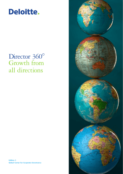 Director 360: Growth from all directions the report