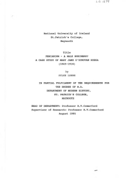 - Maynooth University ePrints and eTheses Archive