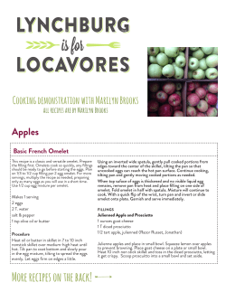 Apple Recipes - Lynchburg Community Market