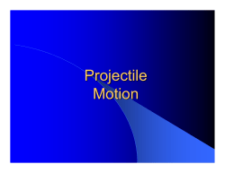 Projectile Motion