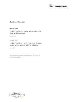 Limbic&reg; Lighting