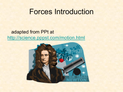 Forces Introduction