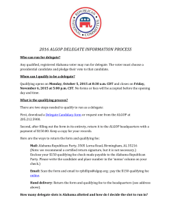 2016 algop delegate information process