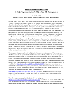 Part 3 - Major Taylor Association