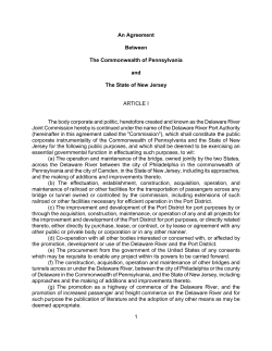 Compact - Delaware River Port Authority