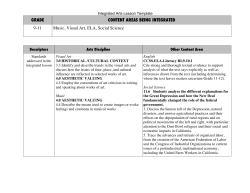 Great Depression Lesson-PLAN