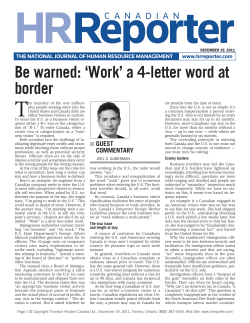 Be warned: `Work` a 4-letter word at border