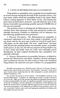 178 Flugschriften or pamphlets were a popular form of publication in