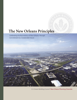 The New Orleans Principles