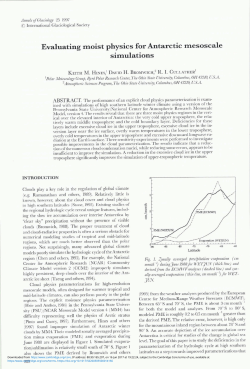 Evaluating ll1.oist physics for Antarctic ll1.esoscale sill1.ulations